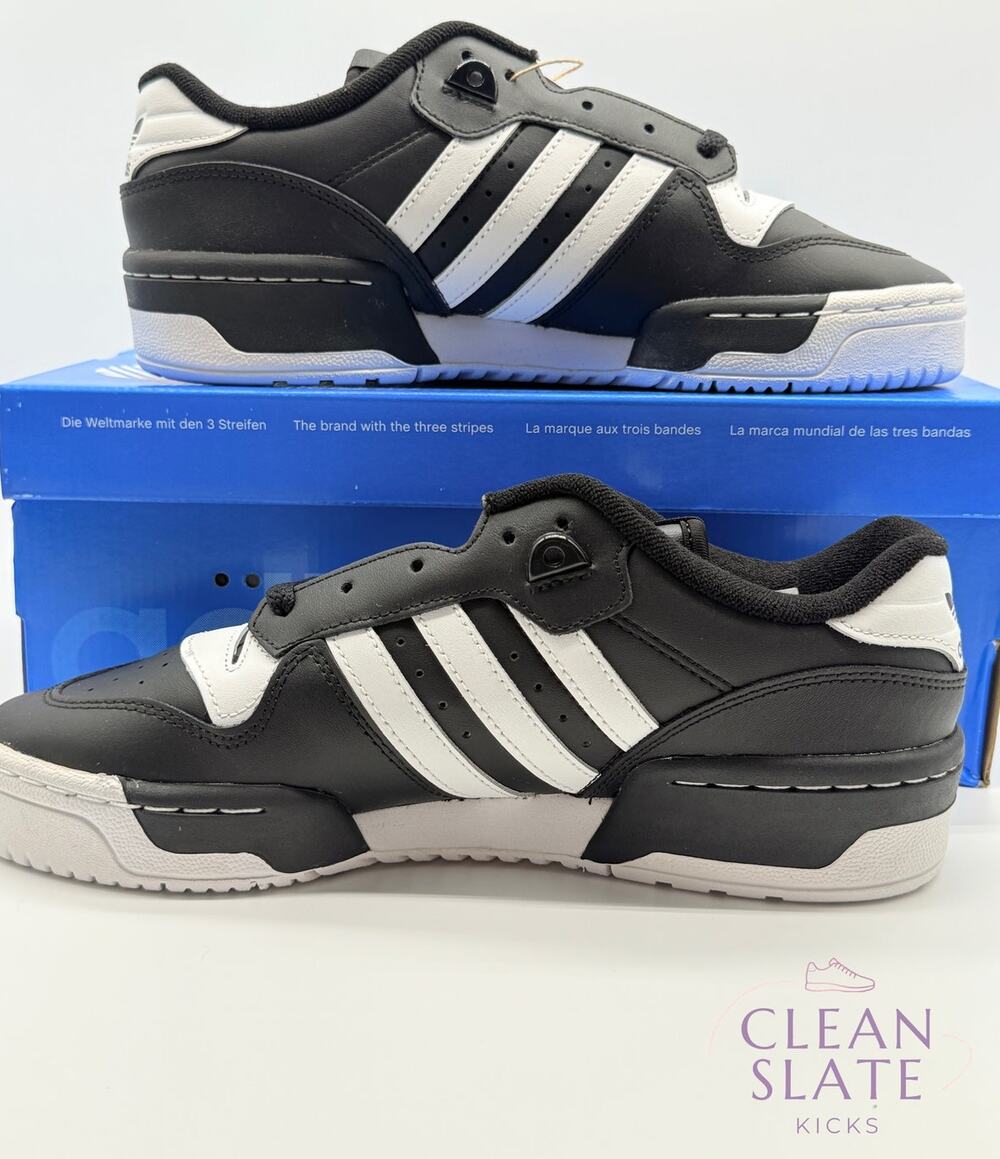Adidas Rivalry Low Black/White Men's 7 NIB/NWT